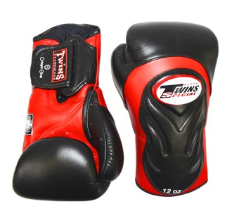 Боксерские перчатки Twins Special (BGVL-6 black/red)